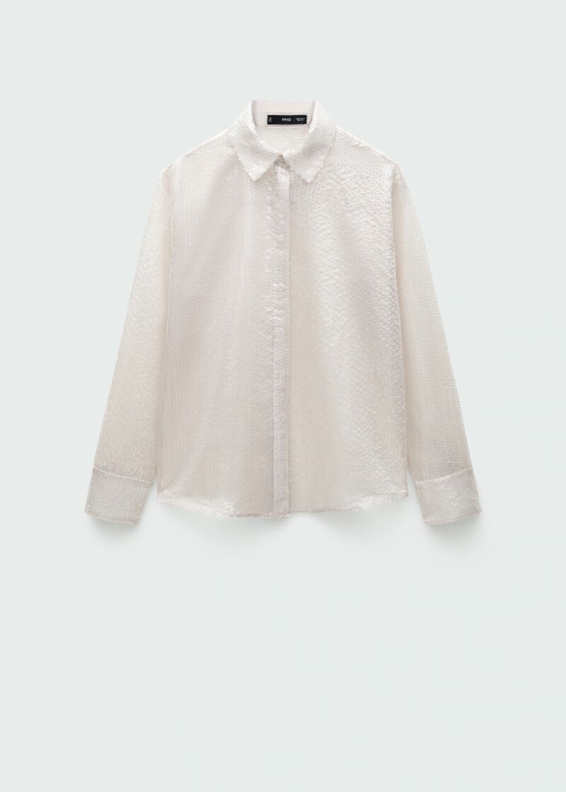 Camisa de lentejuelas.