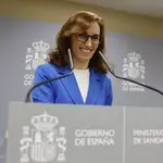 La ministra de Sanidad, Mónica García, comparece en rueda de prensa