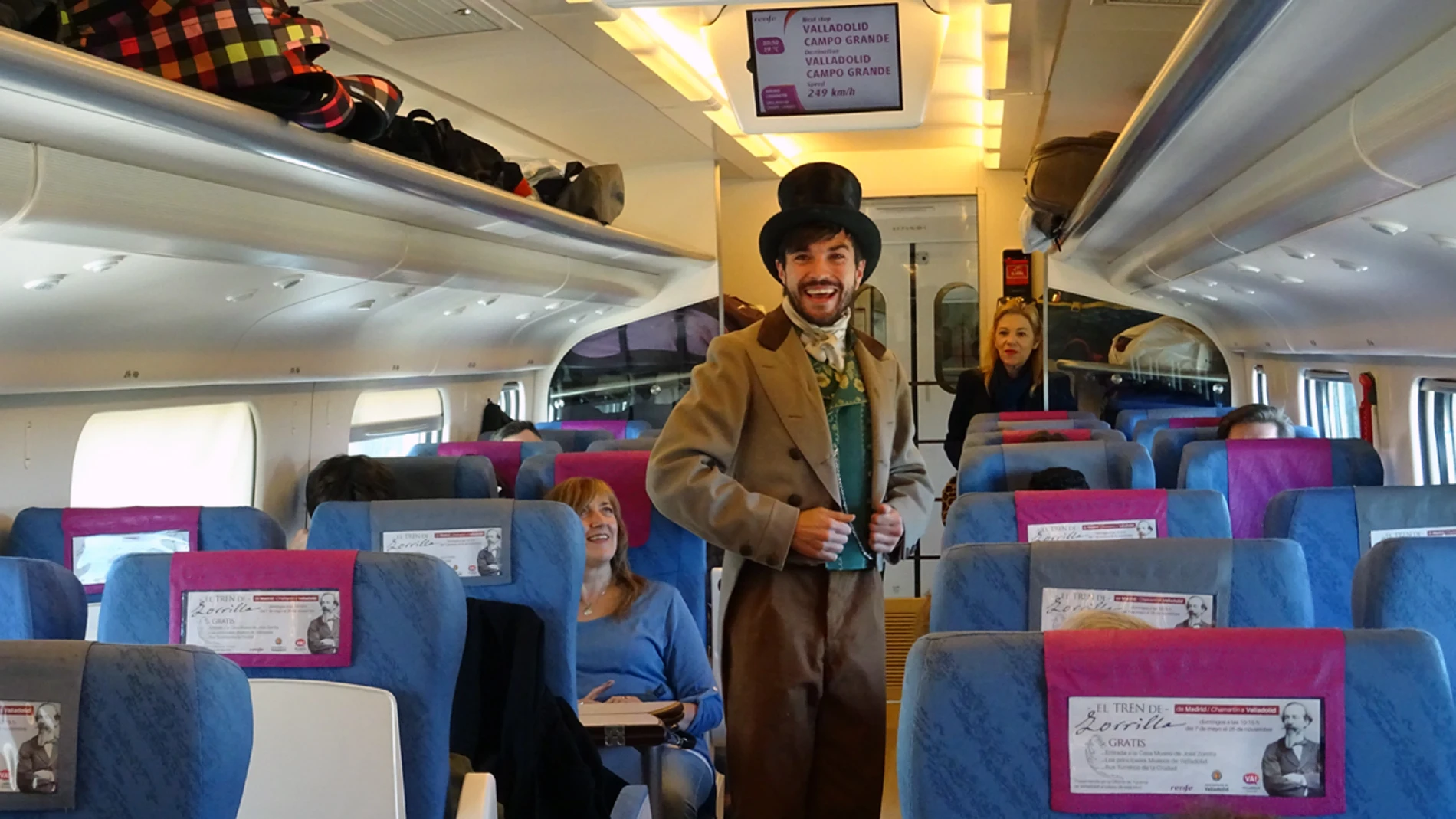 Tren turístico José Zorrilla entre Madrid y Valladolid