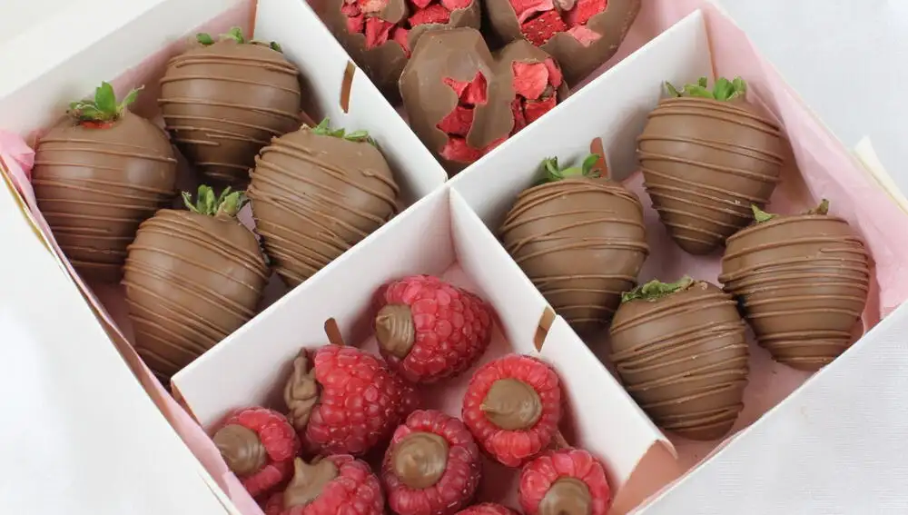 Fresas cubiertas de chocolate