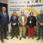Participantes en el Congreso Nacional de Legumbres que tiene lugar en La Bañeza