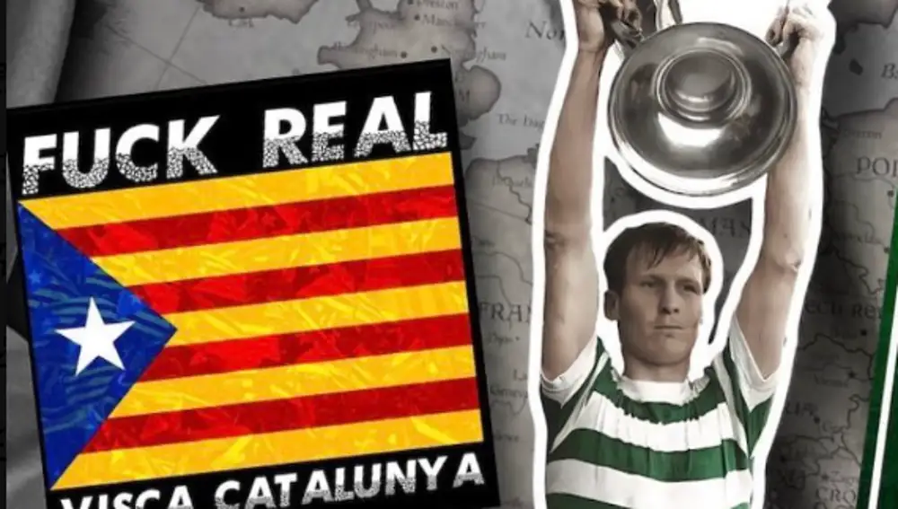 Pegatinas de los hinchas del Celtic