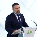 Rueda de prensa de Santiago Abascal