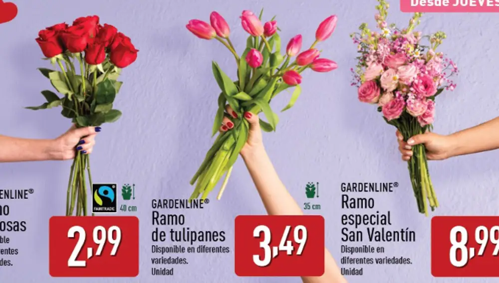 Ramos flores Aldi