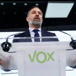 Rueda de prensa de Santiago Abascal