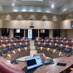 MURCIA.-Los diputados de la Asamblea podrán votar de manera electrónica gracias al nuevo sistema del reformado Salón de Plenos