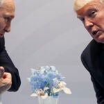 Donald Trump y Vladimir Putin 