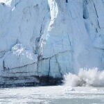 Imagen de archivo de un glaciar en Alaska 