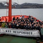 Diana Morant visita los proyectos científicos del buque de investigación oceanográfica 'Hespérides' en la Antártida