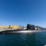 El "Isaac peral" en el Arsenal de Cartagena