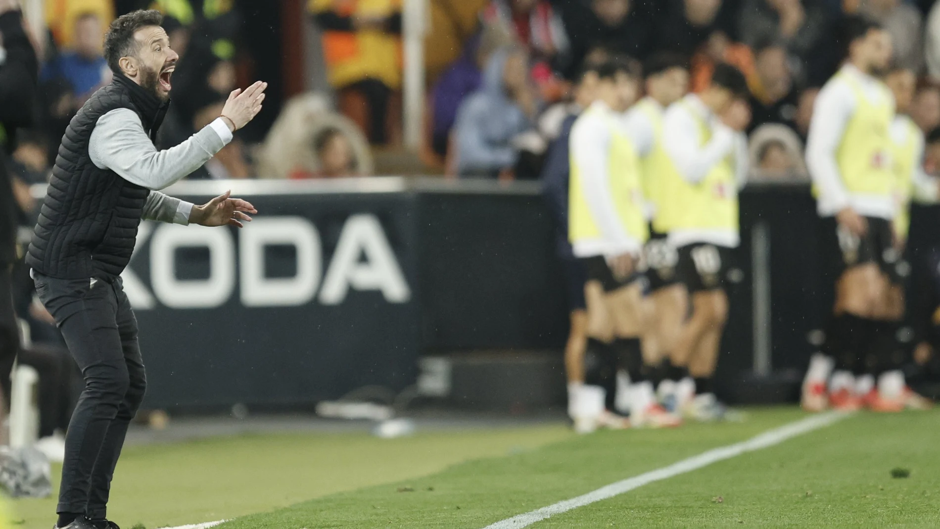 El Valencia se ha quejado por el posible penalti de Javi Galán que se fue al limbo