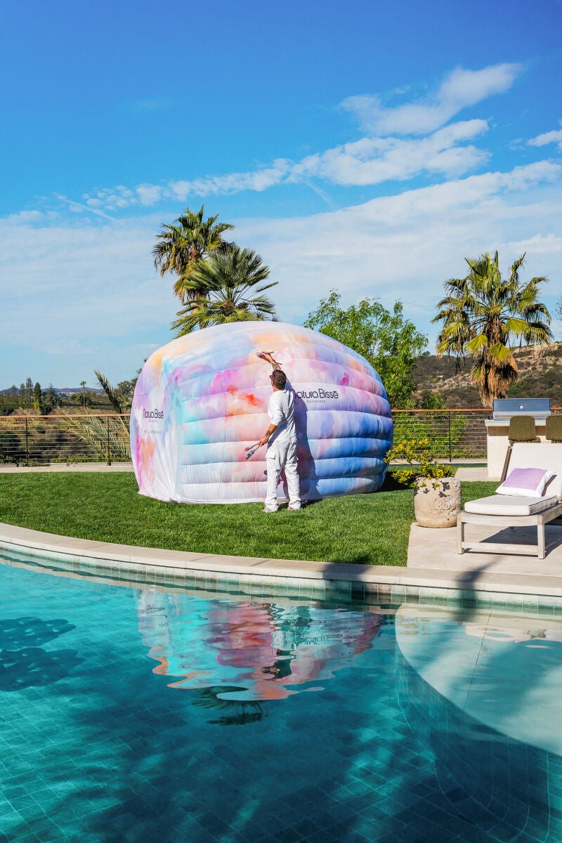 Burbuja de aire en casa Hollywood