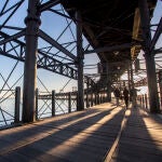 Muelle del Tinto, un icono del pasado industrial de Huelva