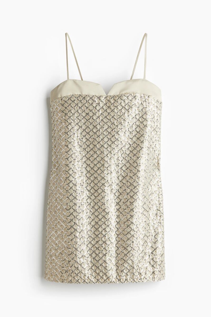 Vestido de lentejuelas.