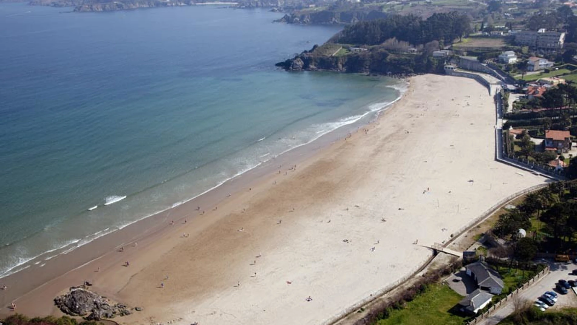Playa de Bastiagueiro, en Oleiros (A Coruña).