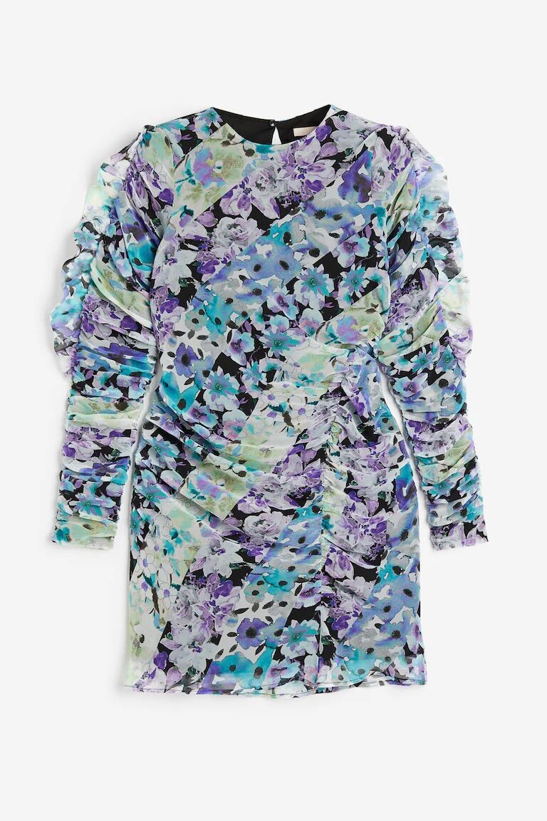 Vestido de estampado floral.