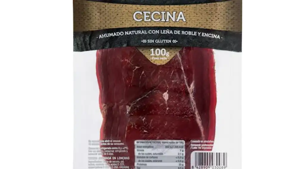 Cecina de Mercadona marca Pajariel