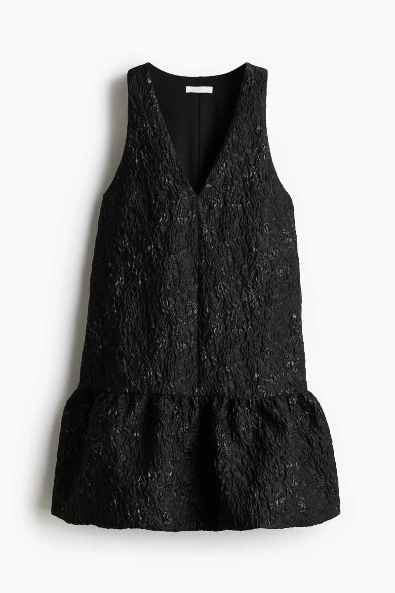 Vestido jacquard.