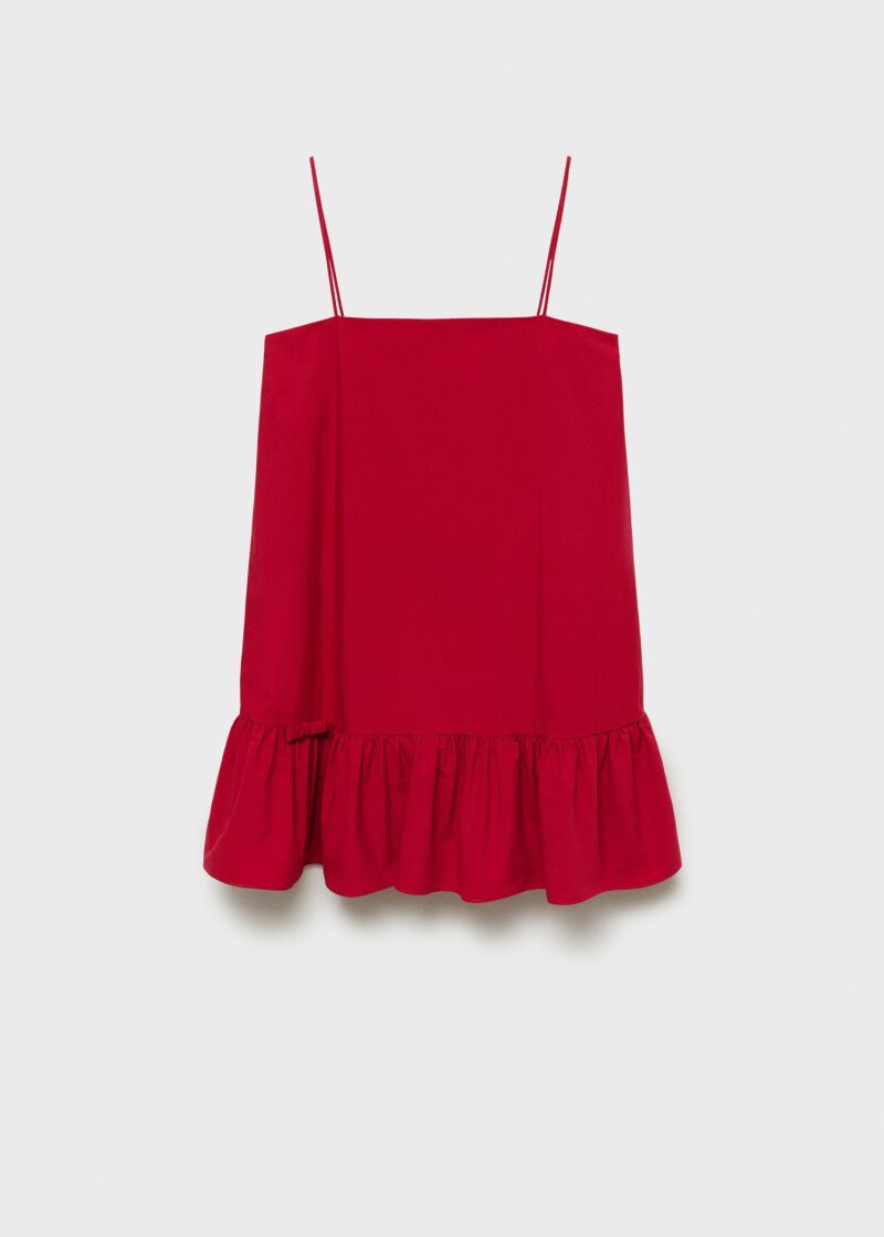 Vestido con volante.