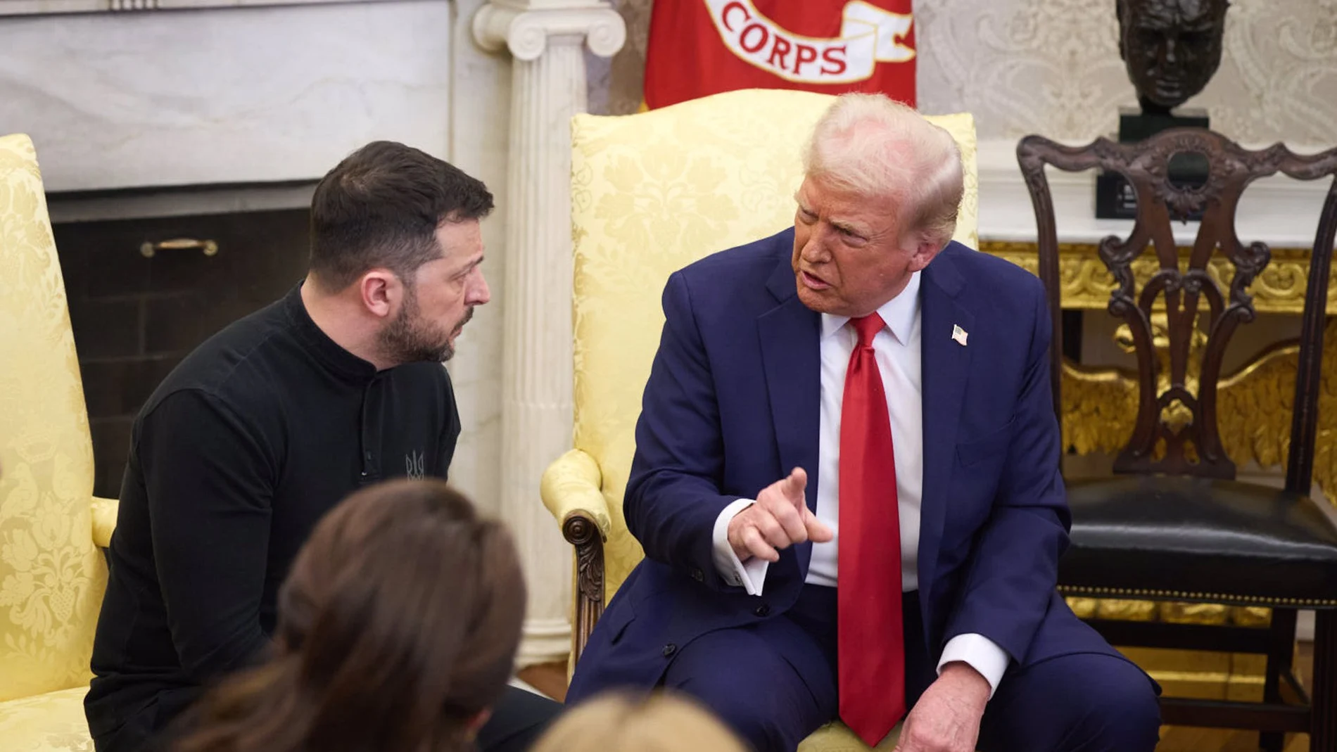 Ucrania.- Trump insiste a Zelenski que EEUU "no tolerará por mucho más tiempo" sus exigencias para la paz