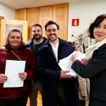 Diego Moreno presenta los avales de la precandidatura para encabezar el PSOE de León