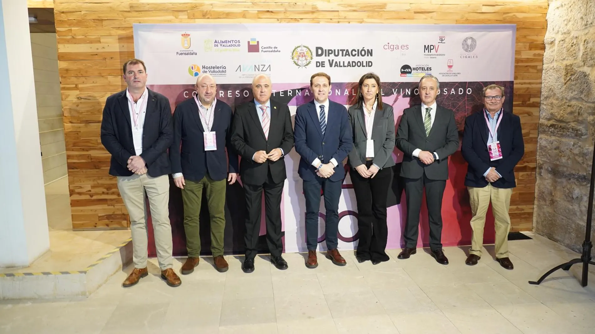 Inuaguración del Congreso de Vino Rosado en Fuensaldaña