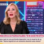 Carmen Lomana se emociona en 'Y ahora Sonsoles'