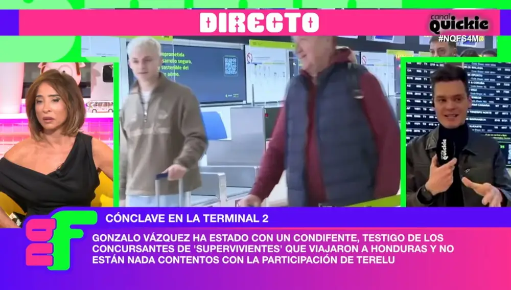 Gonzalo Vázquez desvela en "Ni que fuéramos Shhh" el malestar de algunos participantes de "Supervivientes" con Terelu Campos