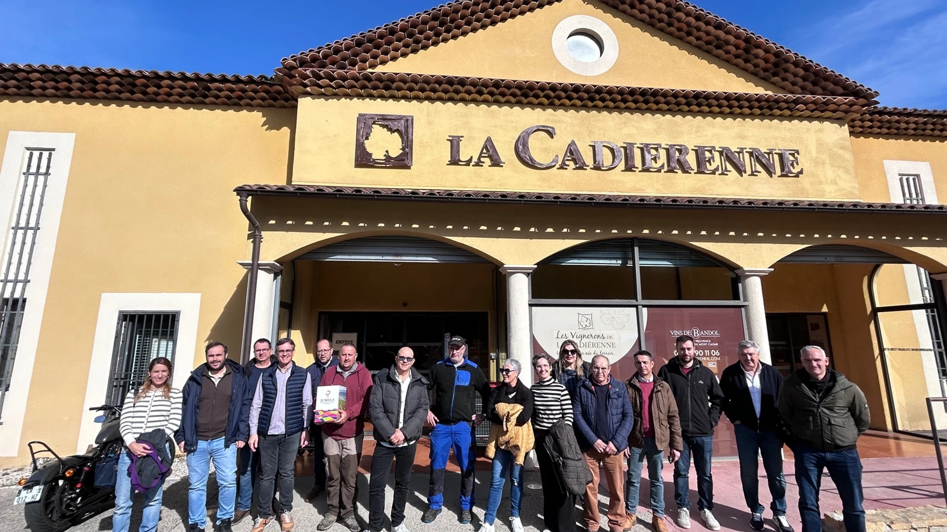 Visita a la cooperativa de La Cadierenne