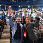 Besteiro, hoy, con Pedro Sánchez. 