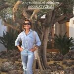 El total denim look de Naty Abascal.