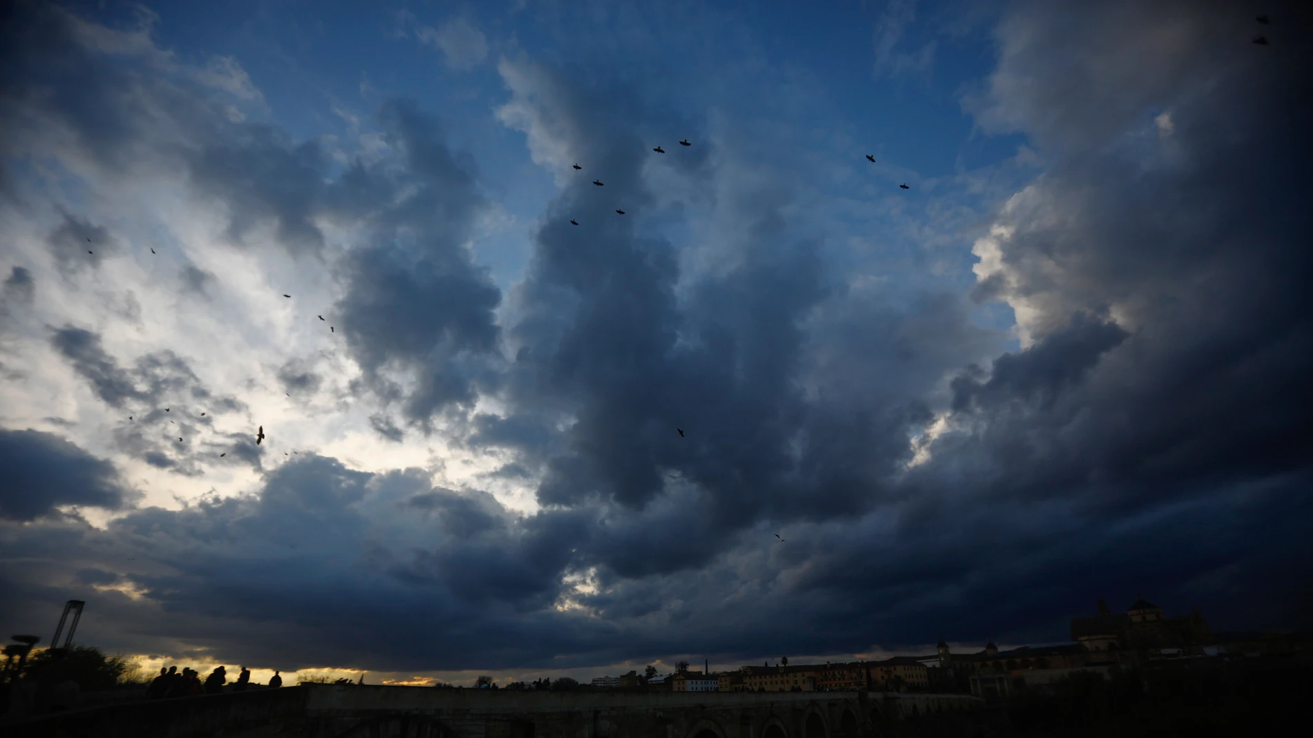 Cielos nubosos en Córdoba