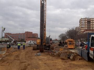 Obras de la línea 3 del Metro de Sevilla
