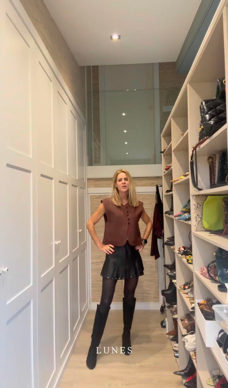El look de Amelia Bono.