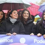Podemos e IU celebran la capacidad de movilización del feminismo en el 8M frente a los que "quieren meterlo en un cajón"