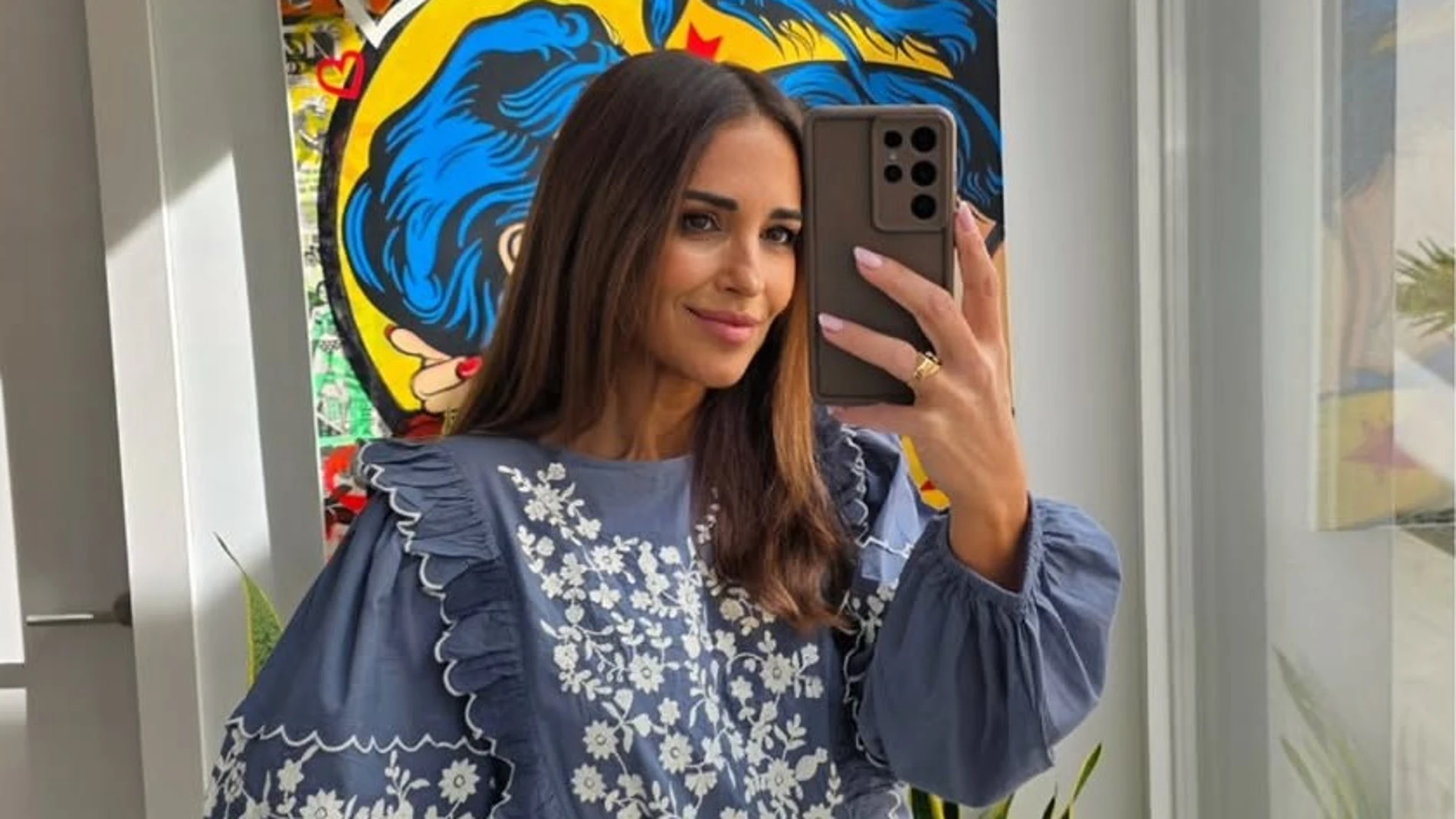 El look primaveral de Paula Echevarría.