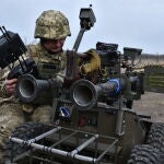 Ukrainian brigade tests ground drones at military training ground in the Zaporizhzhia region