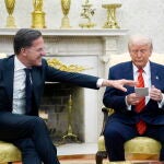 Donald Trump, se reúne con el secretario general de la OTAN, Mark Rutte, en Washington