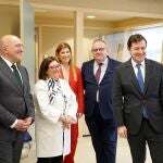 Fernández Mañueco visita las nuevas instalaciones junto a Alejandro Vázquez, Jesús Julio Carnero y Raquel Alonso, entre otros