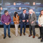 Méndez Pozo y Borja Suárez durante la presentación de la exposición de arte sacro ‘Legatus Fidei’ en 2025 y ‘Picasso. Raíces bíblicas’ en 2026