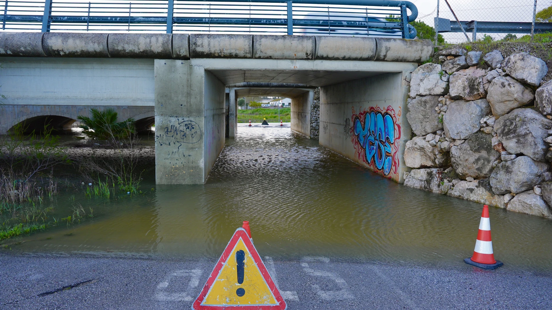 Crecida del río Guadalete en Jerez