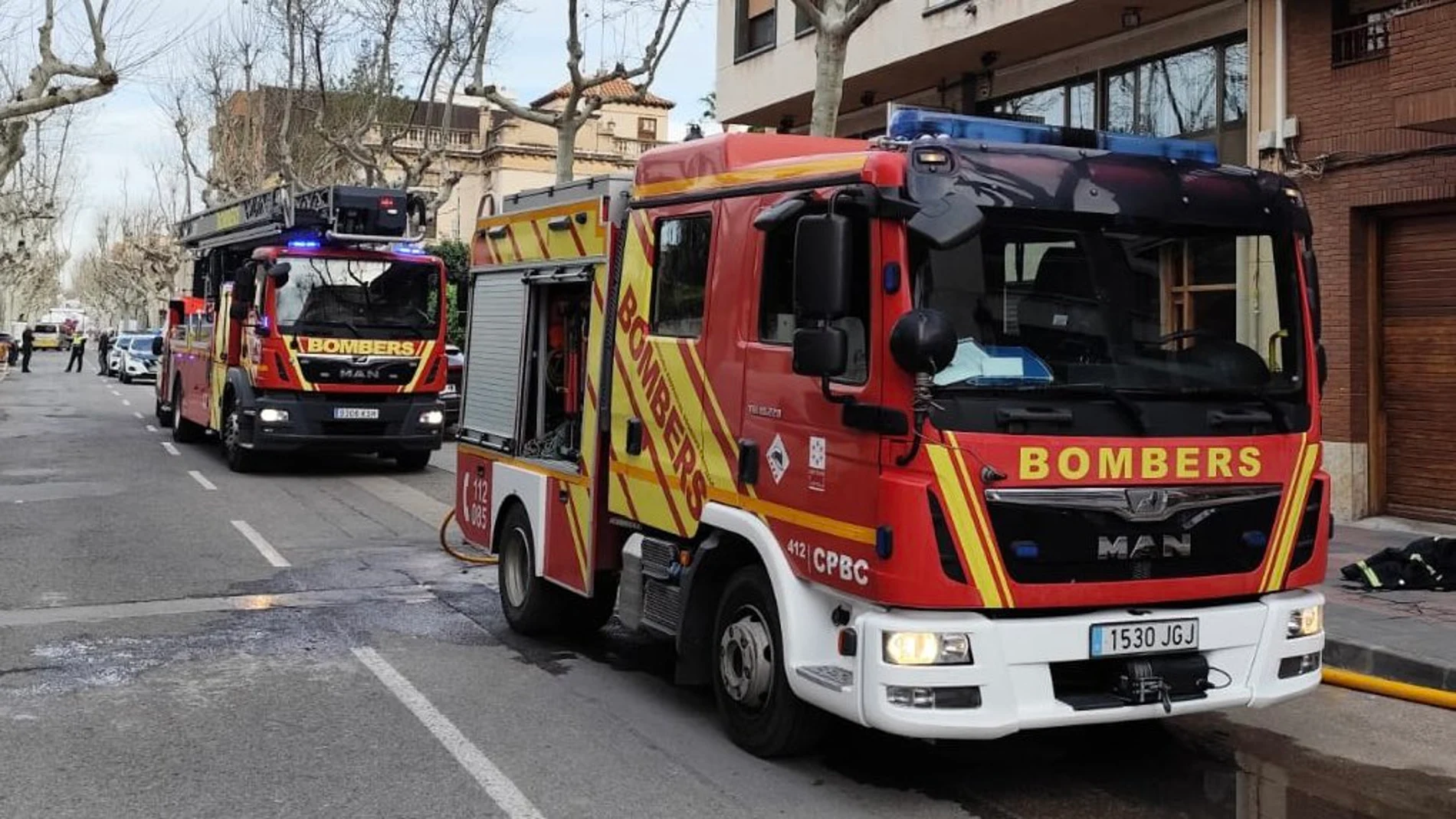 Imagen de los bomberos de la Diputación de Castellón