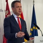 El portavoz del Ejecutivo murciano, Marcos Ortuño, tras la reunión del Consejo de Gobierno