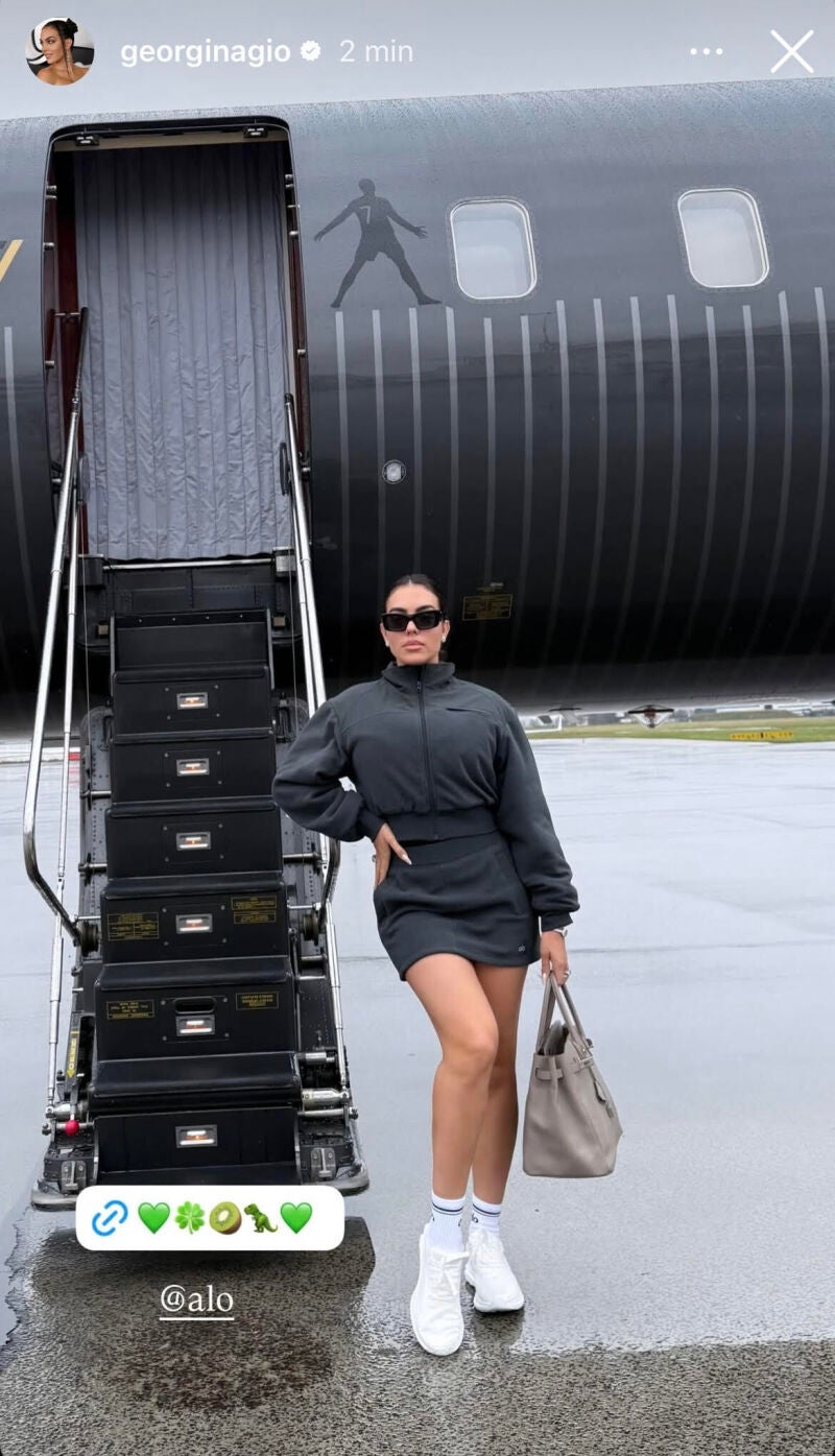 El look de Georgina Rodríguez para jugar al pádel.