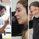Nacho Fresneda, Enrique Arce i Paula Usero
