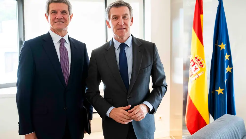 Francisco J. Riberas y Alberto Núñez Feijóo