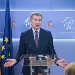 El presidente del PP, Alberto Núñez Feijóo