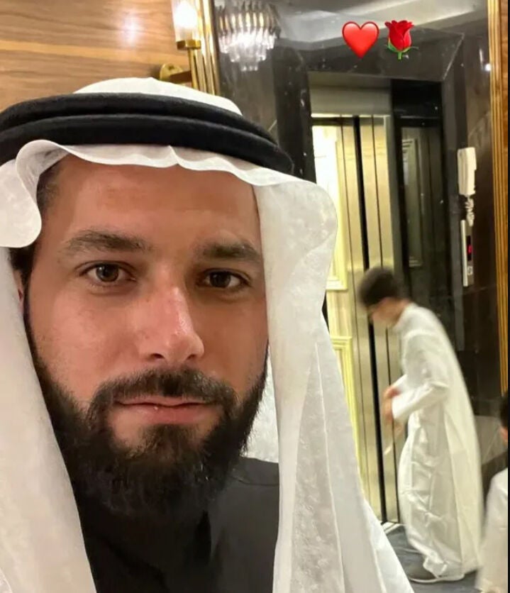 Story de Jota Peleteiro con sus hijos en Arabia Saudí
