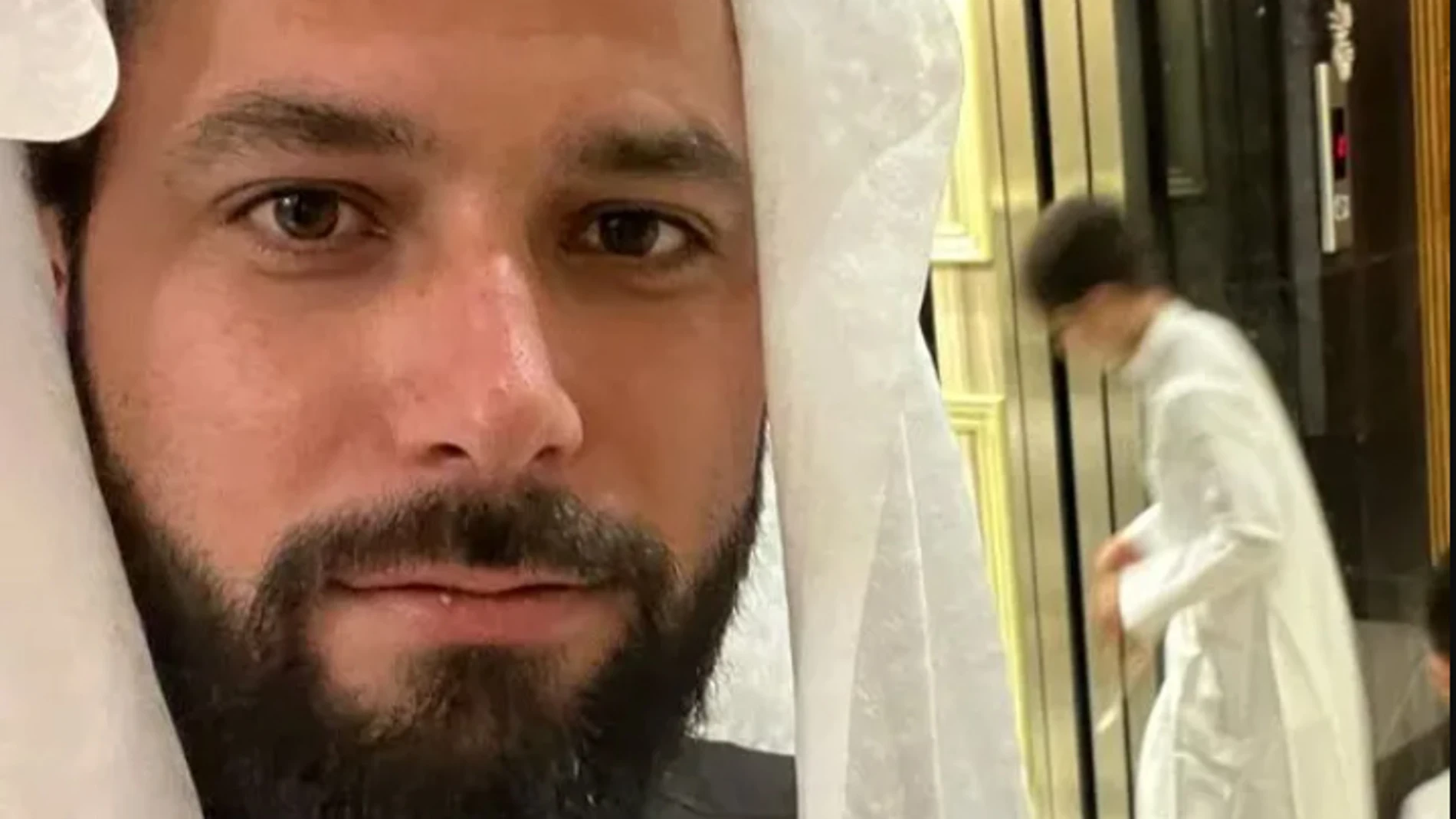 Story de Jota Peleteiro con sus hijos en Arabia Saudí