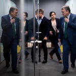 Aitor Esteban, portavoz del PNV, en Moncloa